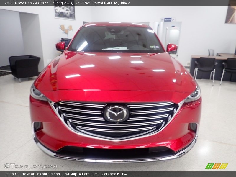 Soul Red Crystal Metallic / Black 2023 Mazda CX-9 Grand Touring AWD