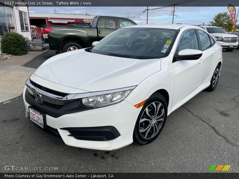Taffeta White / Ivory 2017 Honda Civic LX Sedan