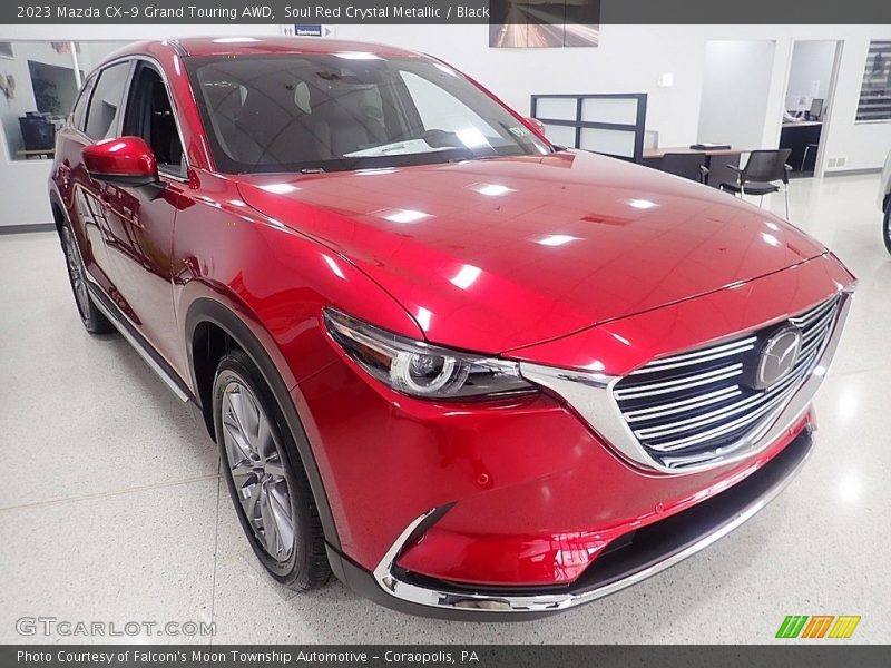 Soul Red Crystal Metallic / Black 2023 Mazda CX-9 Grand Touring AWD