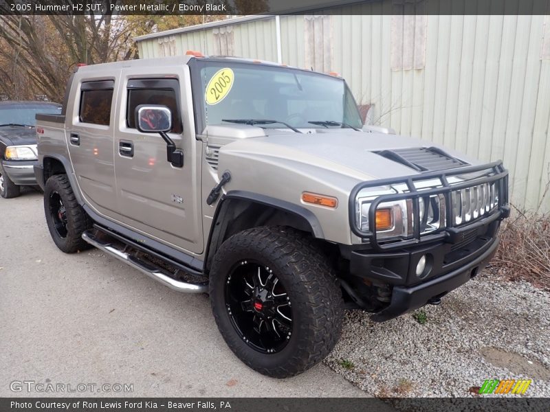 Pewter Metallic / Ebony Black 2005 Hummer H2 SUT