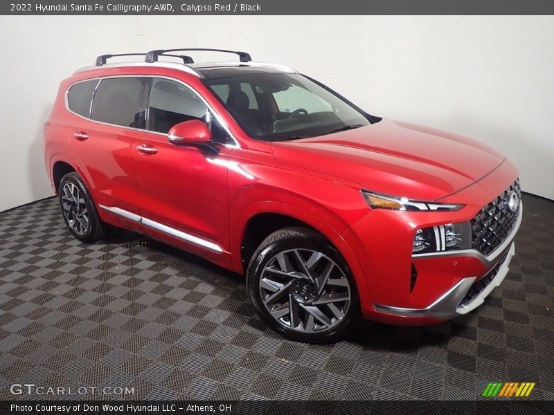 Calypso Red / Black 2022 Hyundai Santa Fe Calligraphy AWD