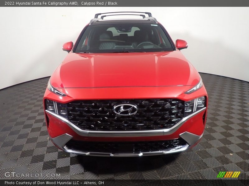 Calypso Red / Black 2022 Hyundai Santa Fe Calligraphy AWD