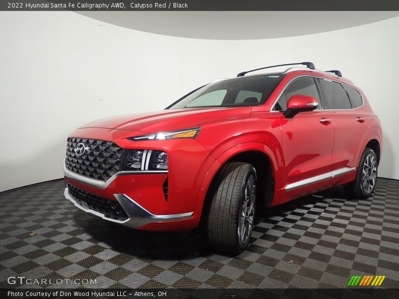 Calypso Red / Black 2022 Hyundai Santa Fe Calligraphy AWD