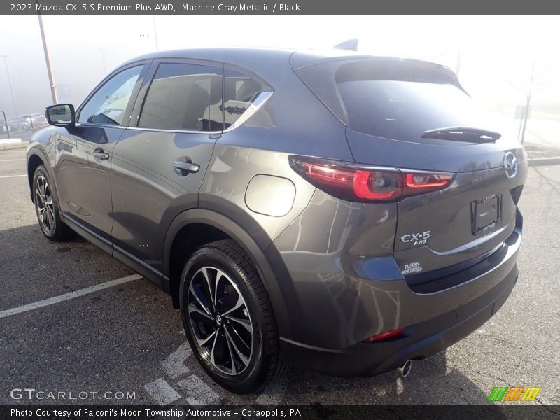 Machine Gray Metallic / Black 2023 Mazda CX-5 S Premium Plus AWD