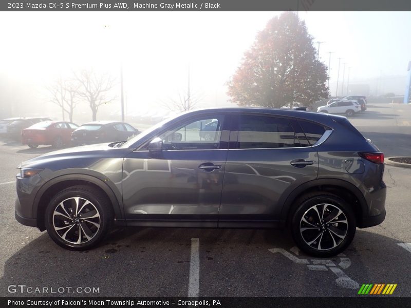 Machine Gray Metallic / Black 2023 Mazda CX-5 S Premium Plus AWD