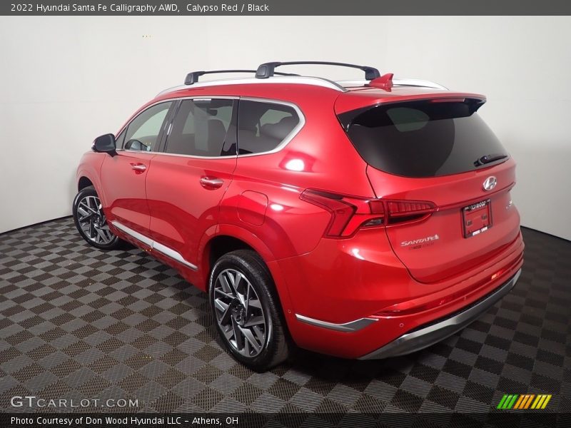 Calypso Red / Black 2022 Hyundai Santa Fe Calligraphy AWD