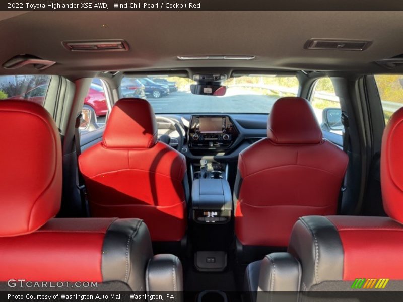 Wind Chill Pearl / Cockpit Red 2022 Toyota Highlander XSE AWD