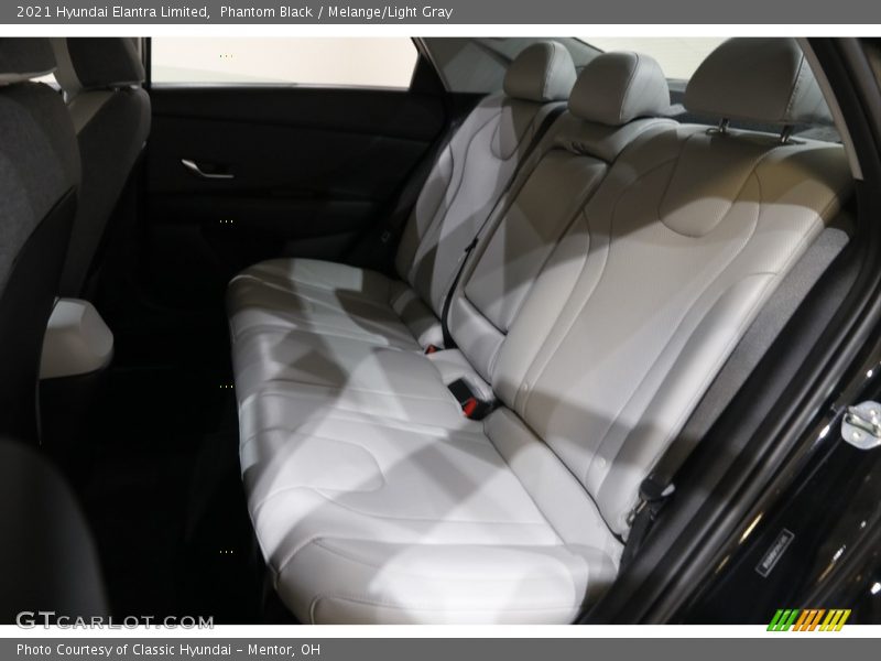 Rear Seat of 2021 Elantra Limited