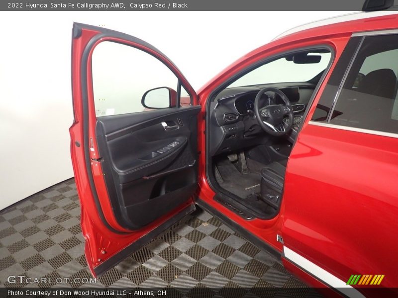 Calypso Red / Black 2022 Hyundai Santa Fe Calligraphy AWD