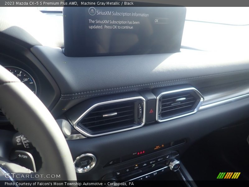 Machine Gray Metallic / Black 2023 Mazda CX-5 S Premium Plus AWD