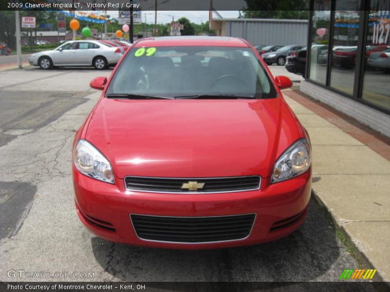 Victory Red / Gray 2009 Chevrolet Impala LT