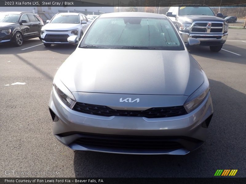 Steel Gray / Black 2023 Kia Forte LXS