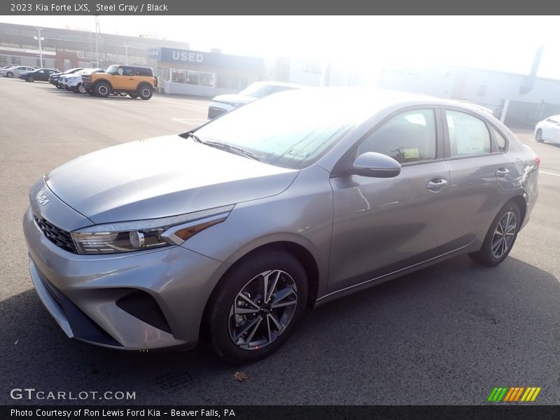 Steel Gray / Black 2023 Kia Forte LXS