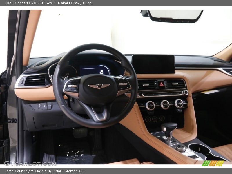 Dashboard of 2022 G70 3.3T AWD