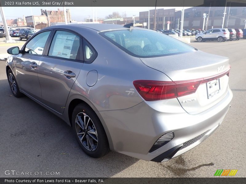 Steel Gray / Black 2023 Kia Forte LXS