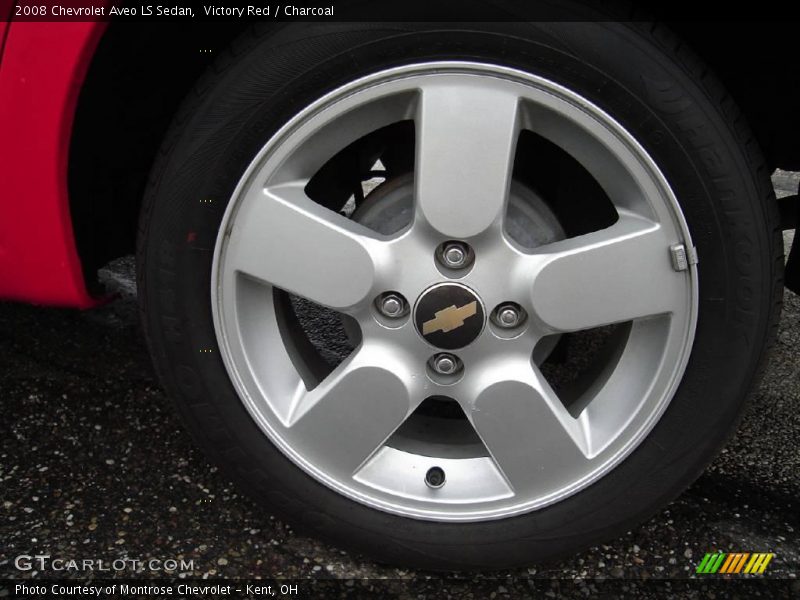 Victory Red / Charcoal 2008 Chevrolet Aveo LS Sedan