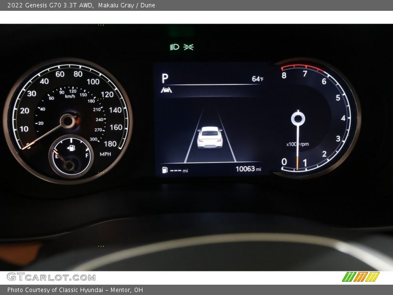  2022 G70 3.3T AWD 3.3T AWD Gauges