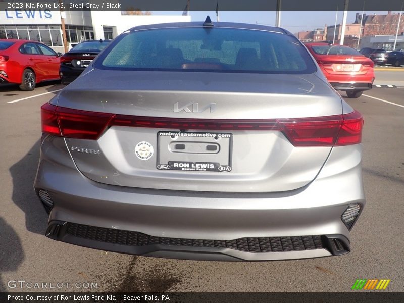 Steel Gray / Black 2023 Kia Forte LXS