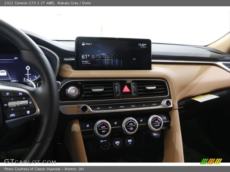 Makalu Gray / Dune 2022 Genesis G70 3.3T AWD