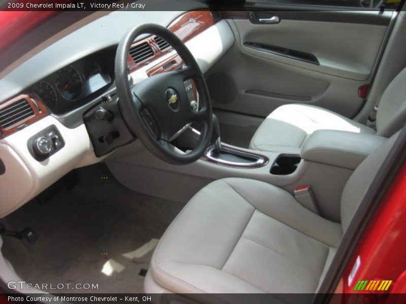 Victory Red / Gray 2009 Chevrolet Impala LT
