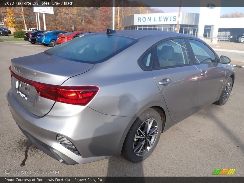 Steel Gray / Black 2023 Kia Forte LXS