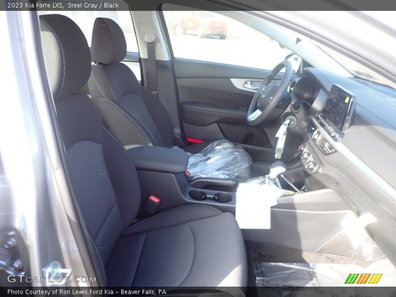 Steel Gray / Black 2023 Kia Forte LXS