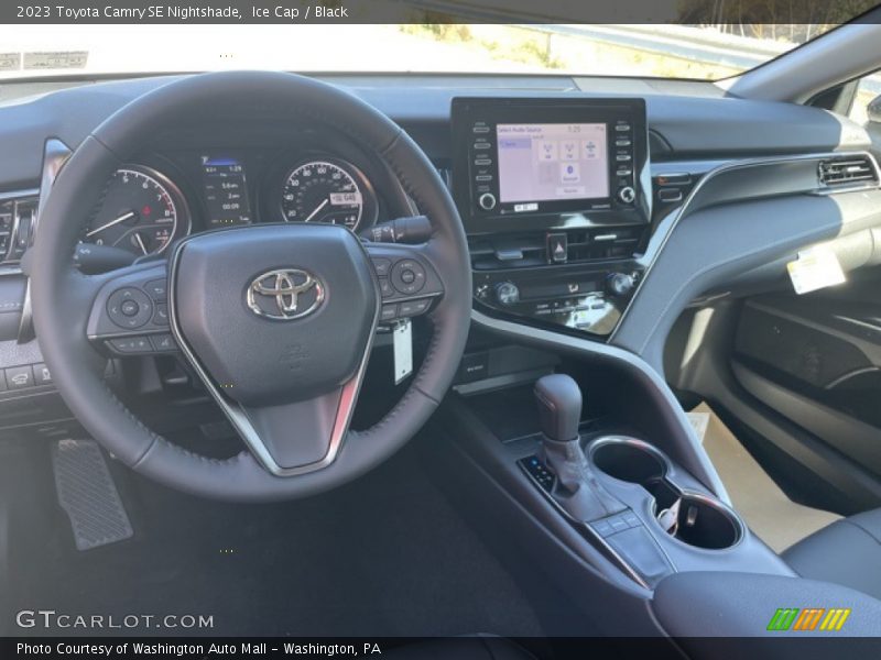 Ice Cap / Black 2023 Toyota Camry SE Nightshade