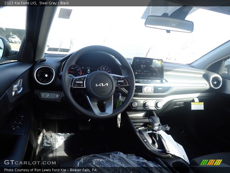 Steel Gray / Black 2023 Kia Forte LXS