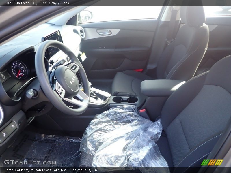 Steel Gray / Black 2023 Kia Forte LXS