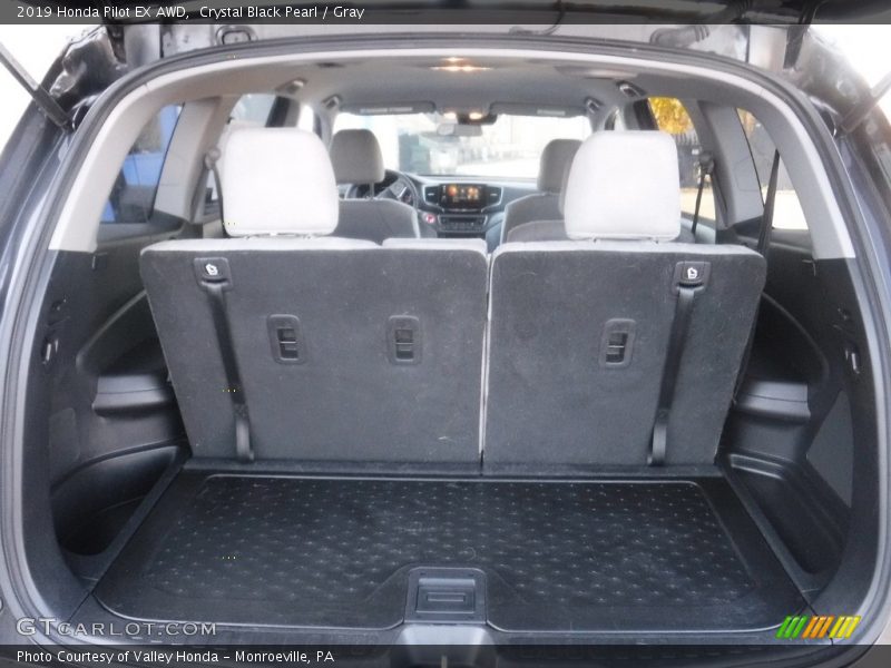 Crystal Black Pearl / Gray 2019 Honda Pilot EX AWD