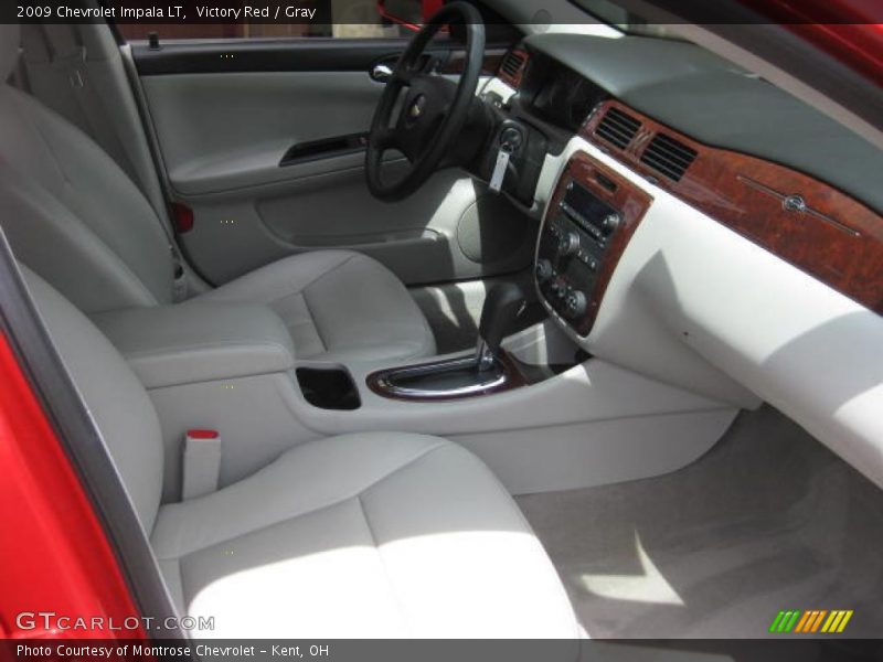 Victory Red / Gray 2009 Chevrolet Impala LT