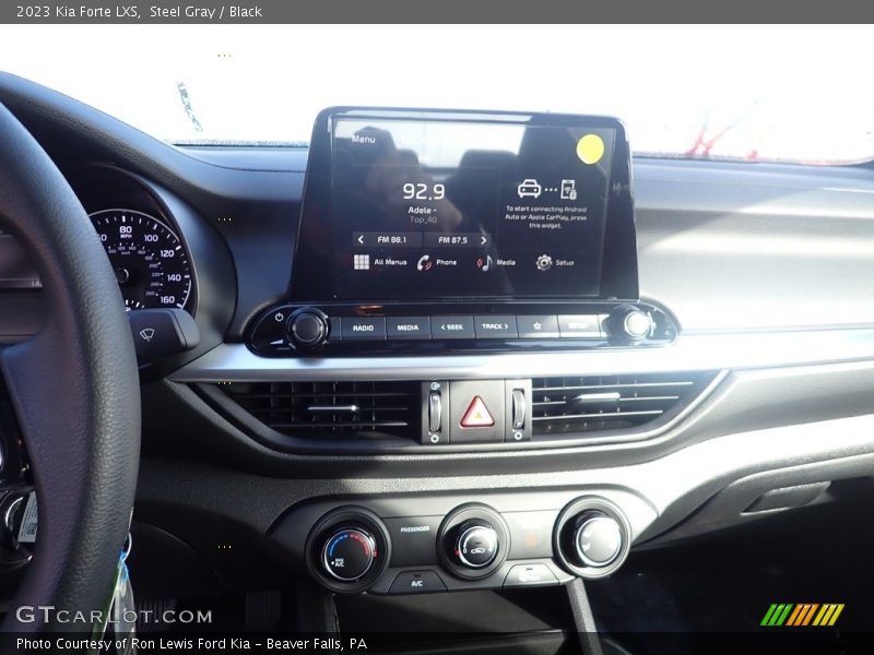 Steel Gray / Black 2023 Kia Forte LXS