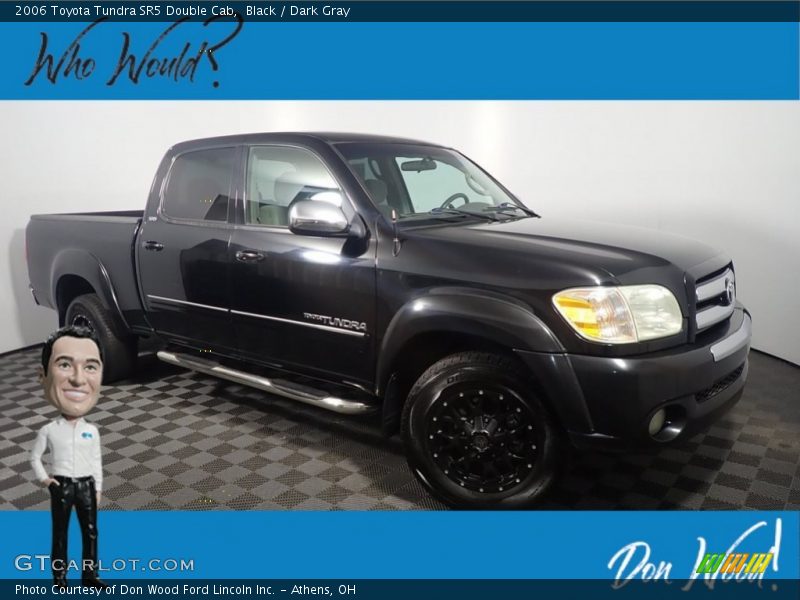 Black / Dark Gray 2006 Toyota Tundra SR5 Double Cab
