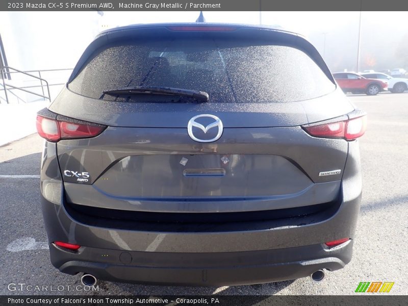 Machine Gray Metallic / Parchment 2023 Mazda CX-5 S Premium AWD