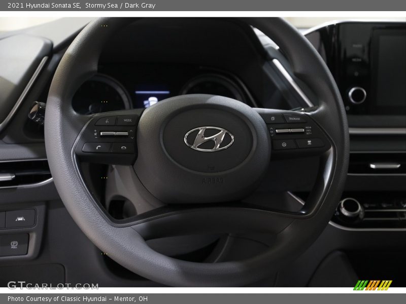 Stormy Sea / Dark Gray 2021 Hyundai Sonata SE