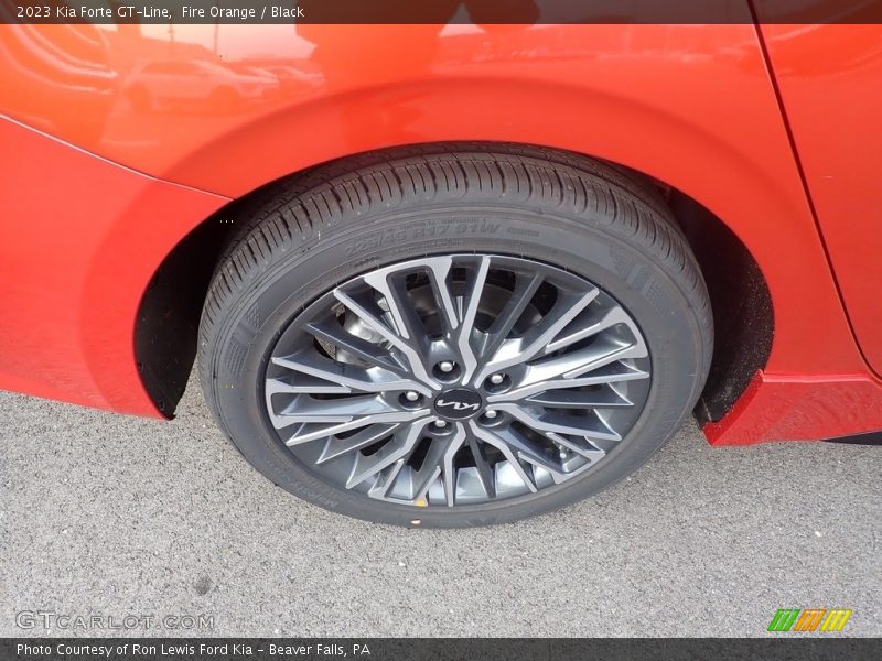 Fire Orange / Black 2023 Kia Forte GT-Line