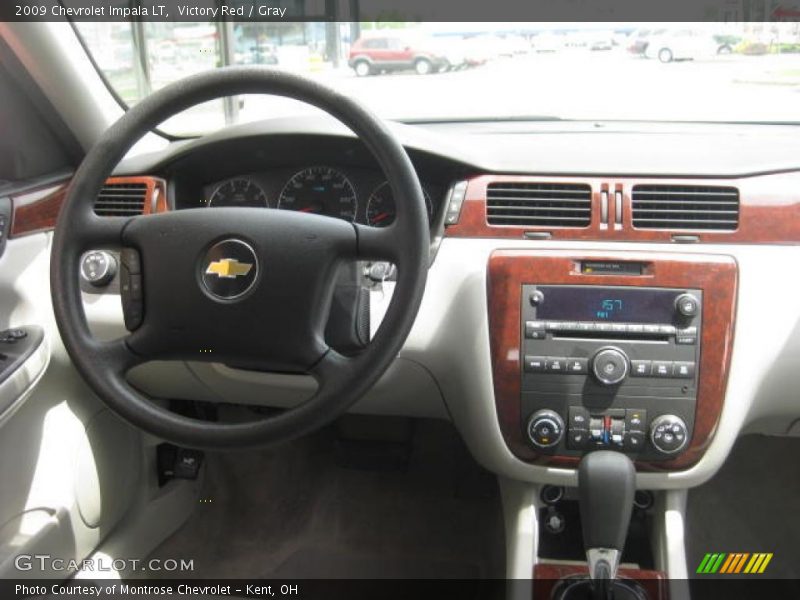 Victory Red / Gray 2009 Chevrolet Impala LT