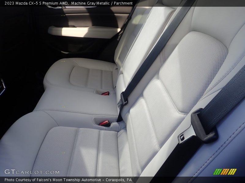 Machine Gray Metallic / Parchment 2023 Mazda CX-5 S Premium AWD