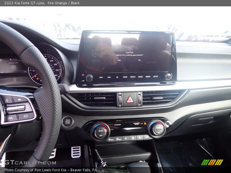 Fire Orange / Black 2023 Kia Forte GT-Line