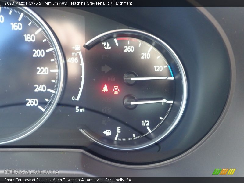 Machine Gray Metallic / Parchment 2023 Mazda CX-5 S Premium AWD