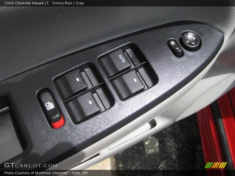Victory Red / Gray 2009 Chevrolet Impala LT