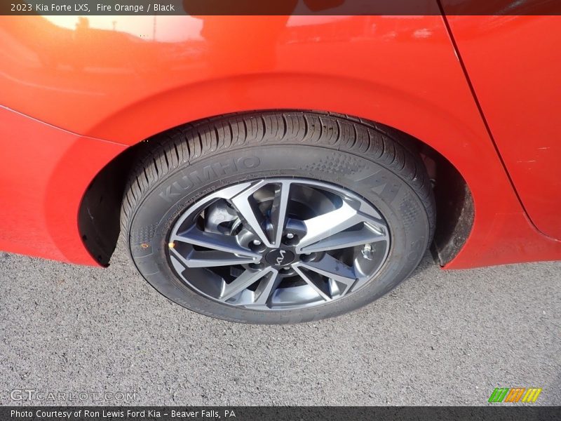 Fire Orange / Black 2023 Kia Forte LXS