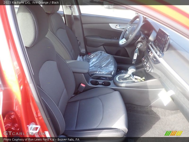 Fire Orange / Black 2023 Kia Forte LXS