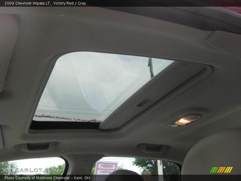 Victory Red / Gray 2009 Chevrolet Impala LT