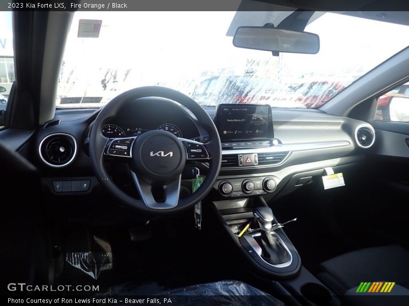 Fire Orange / Black 2023 Kia Forte LXS