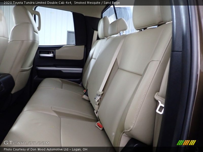 Rear Seat of 2020 Tundra Limited Double Cab 4x4