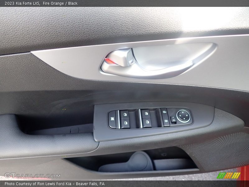 Fire Orange / Black 2023 Kia Forte LXS