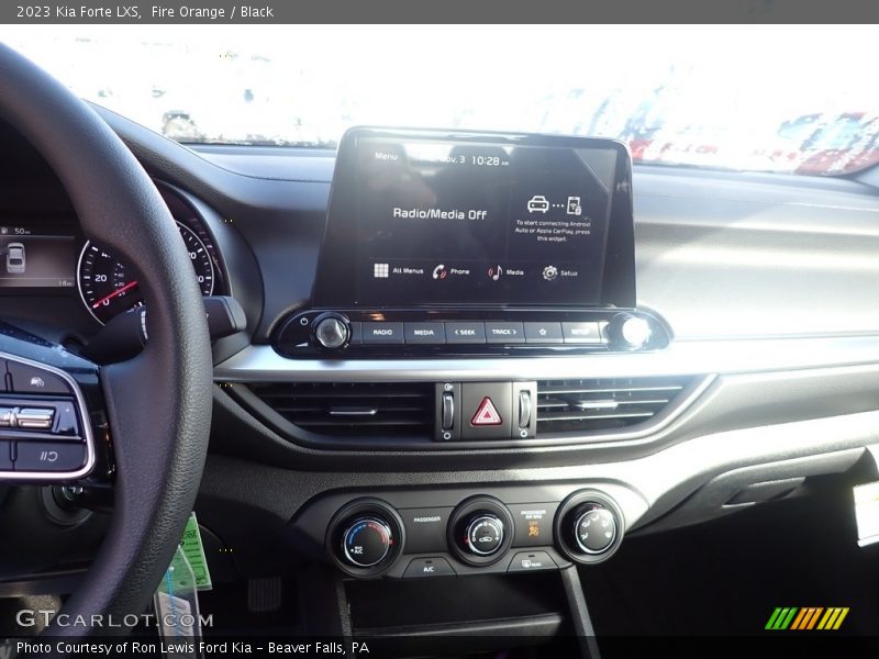 Fire Orange / Black 2023 Kia Forte LXS