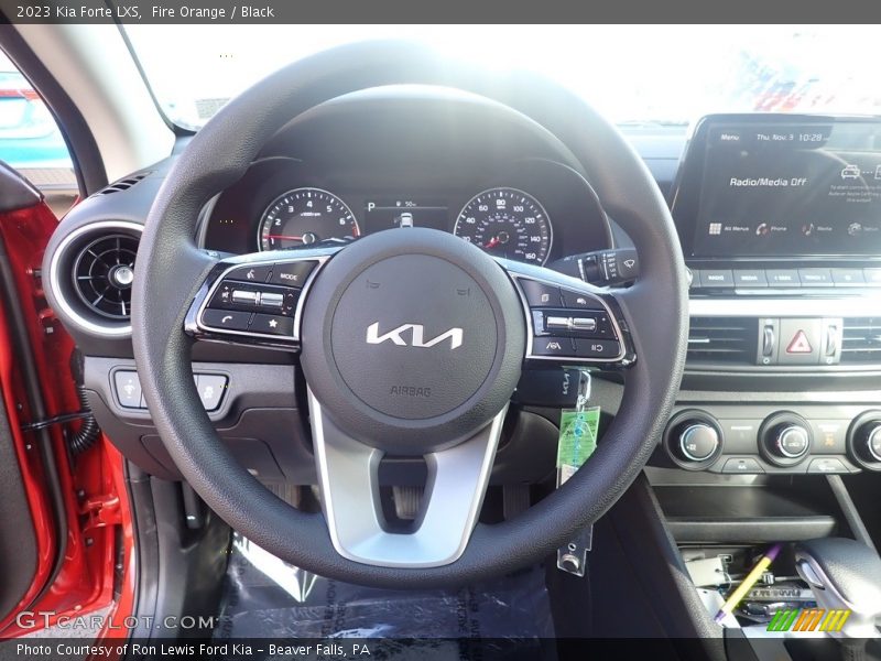 Fire Orange / Black 2023 Kia Forte LXS