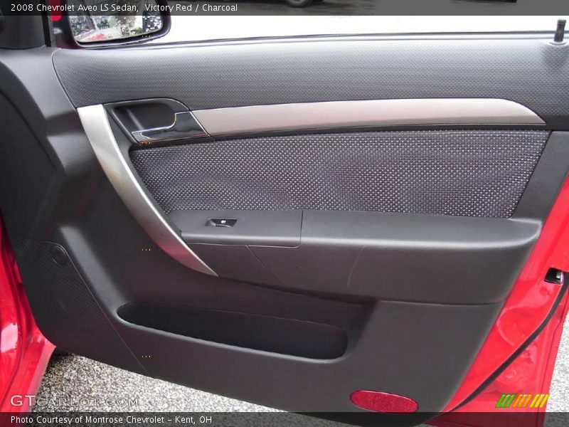 Victory Red / Charcoal 2008 Chevrolet Aveo LS Sedan